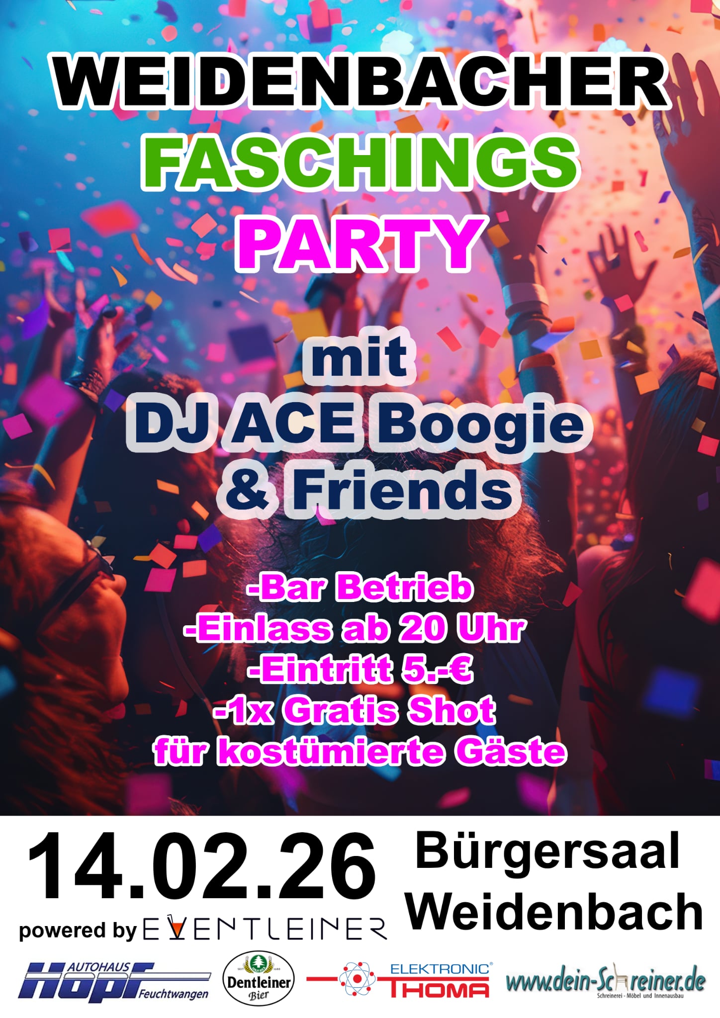 Weidenbacher Faschings Party