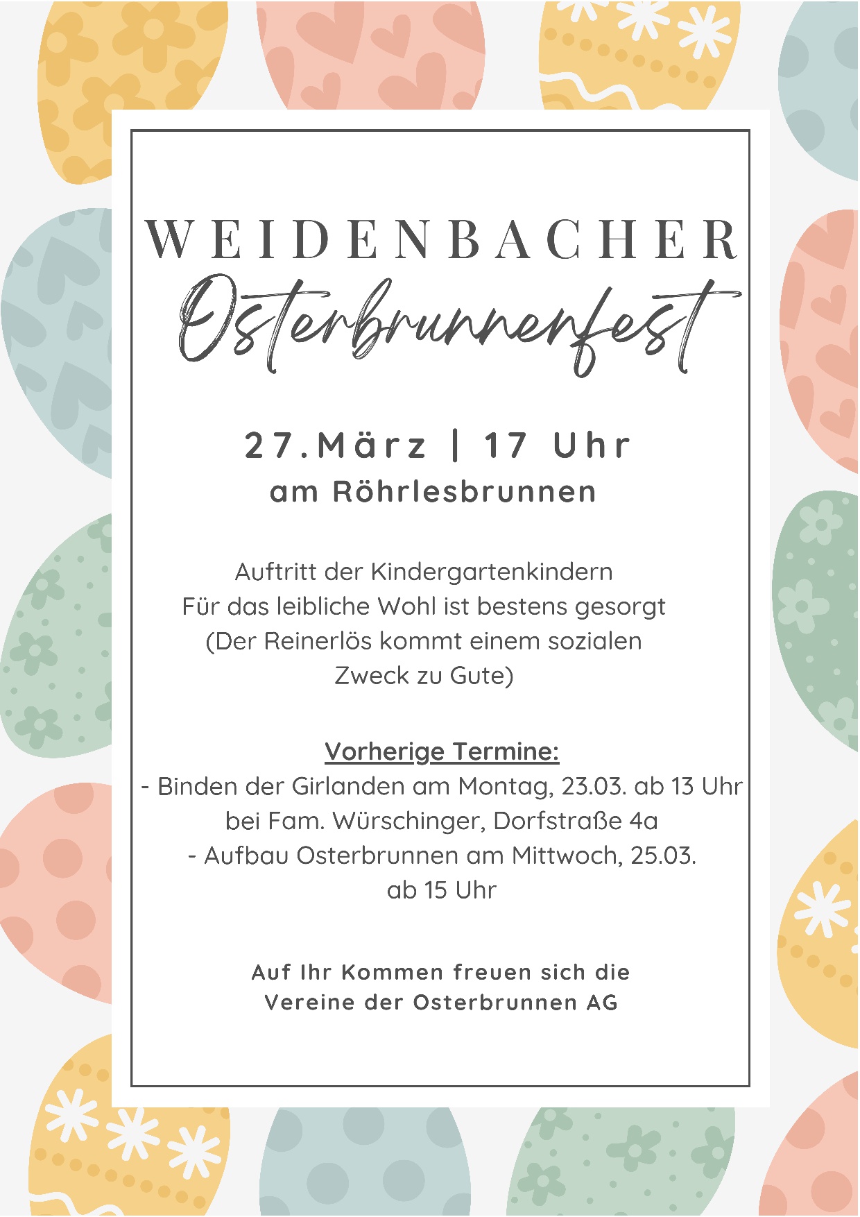 Osterbrunnenfest am Röhrlesbrunnen